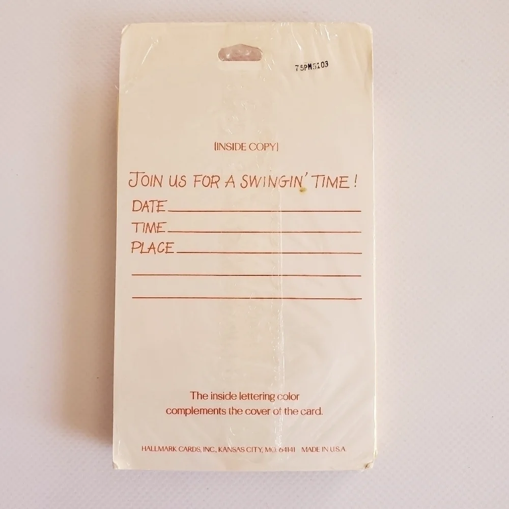 Hallmark Saloon Door Cocktail Party Invitations NIP Vintage